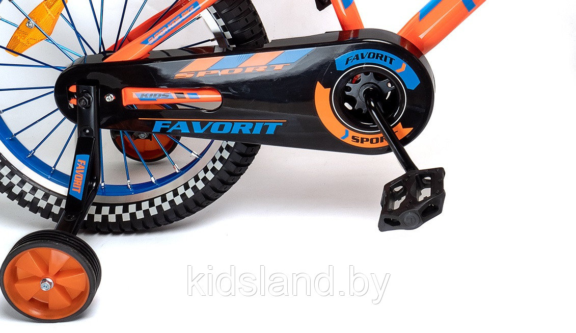 Детский велосипед Favorit SPORT 18'' оранжевый - фото 5 - id-p72679526