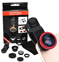 Универсальный объектив 3 в 1 Universal Clip Lens LQ-001 (Суперкачество)