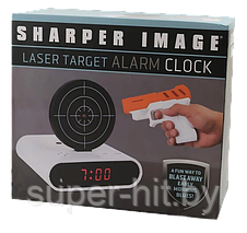 Будильник-мишень Gun Alarm Clock (цвет -  черный), фото 2