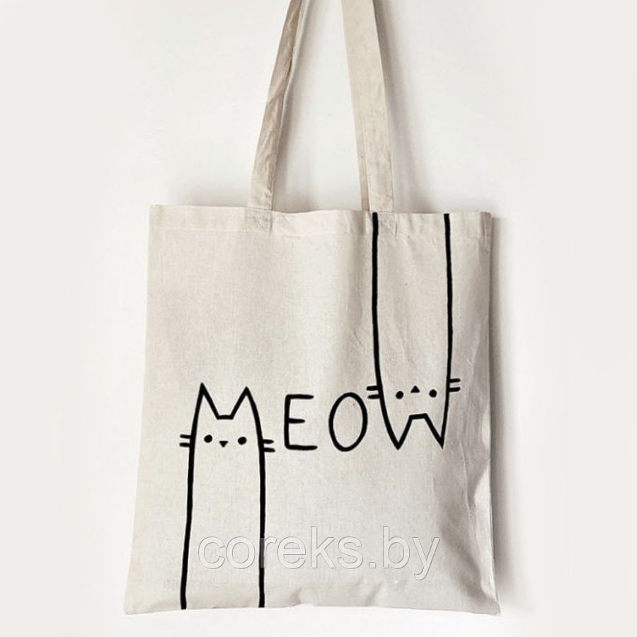 Шоппер "Meow" (белый)