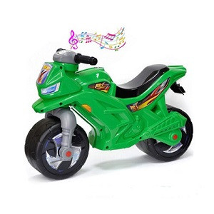 Детский мотоцикл беговел Сузуки Орион 501 R музыкальный, синий - фото 3 - id-p176545125