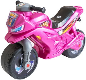 Детский мотоцикл беговел Сузуки Орион 501 ros. розовый - фото 1 - id-p176545131