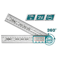 Угломер цифровой 0-360°, 0-200mm, 0~400mm(180°) TOTAL TMT333601