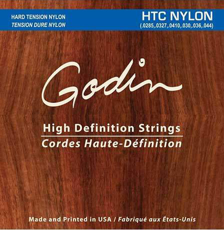 Godin 009367 HTC Nylon Комплект струн для классической гитары, сильное натяжение