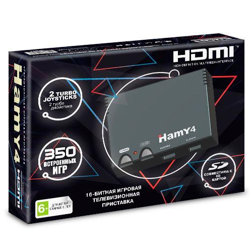 Игровая приставка SEGA-DENDY "Hamy 4" HDMI (350 встроенных игр, 8-16 bit, 2 дж.)