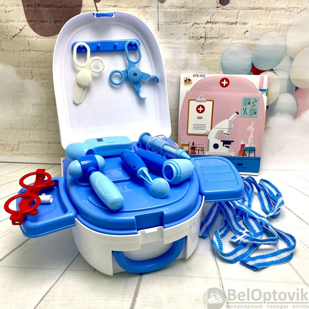 Детский игровой набор Рюкзак "Моя профессия" чемоданчик - стол - фото 7 - id-p176554262