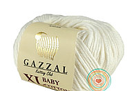 Пряжа Gazzal Baby Cotton XL 3410 молочный