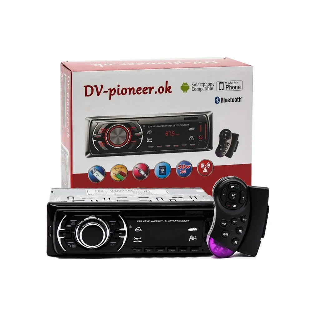 Автомагнитола с пультом DV-pioneer.ok 1402, Bluetooth