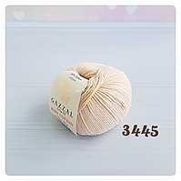 Пряжа Gazzal Baby Cotton цвет 3445 светлый беж