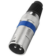 Monacor XLR-207P/BL Разъем XLR, 3-полюсный