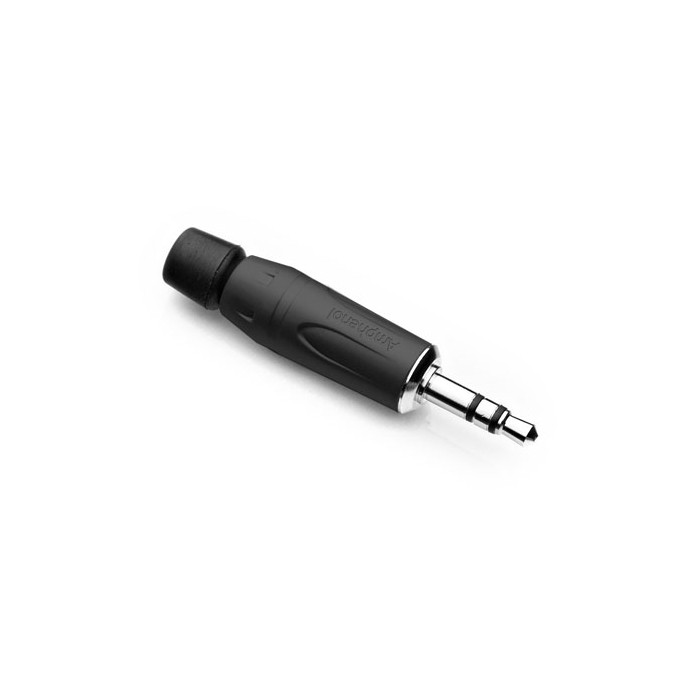 AMPHENOL KS3PB - джек стерео, кабельный, 3,5 мм, корпус металл, цвет черный, колпачок из пластик - фото 1 - id-p176558664