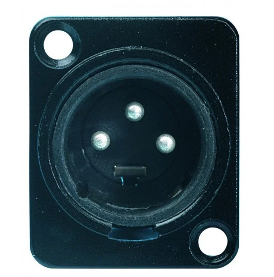 PROEL XLR3MDLBK Разъем панельный "XLR -папа"