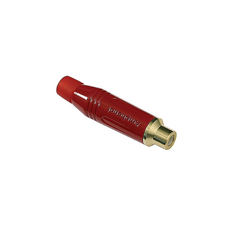 AMPHENOL ACJR-RED - разъем RCA кабельный мама (красный) - фото 1 - id-p176558481