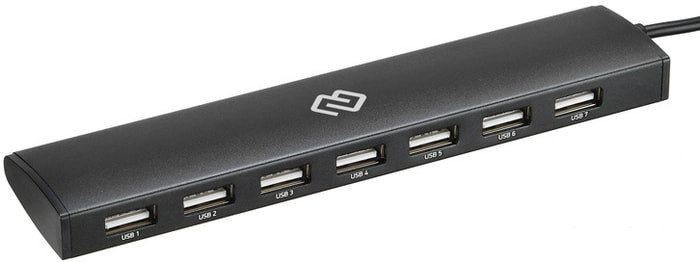 USB-хаб Digma HUB-7U2.0-UC-B, фото 2