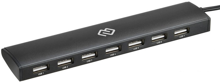 USB-хаб Digma HUB-7U2.0-UC-B - фото 1 - id-p176559519