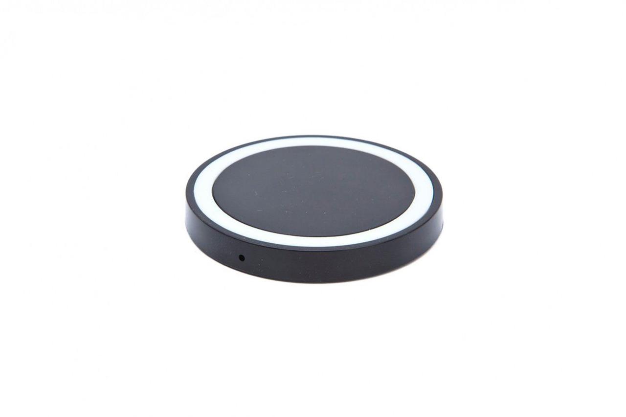 Аккумулятор беспроводной круглый для смартфонов с Micro USB разъемом, черный - фото 7 - id-p7129715