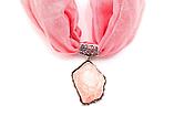 Колье-шарф «ФЛОРЕНЦИЯ» розовый, фото 4