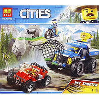 Конструктор Bela Cities "Погоня по грунтовой дороге" 315 деталей, арт. 10862 аналог Lego City Лего Сити 60172
