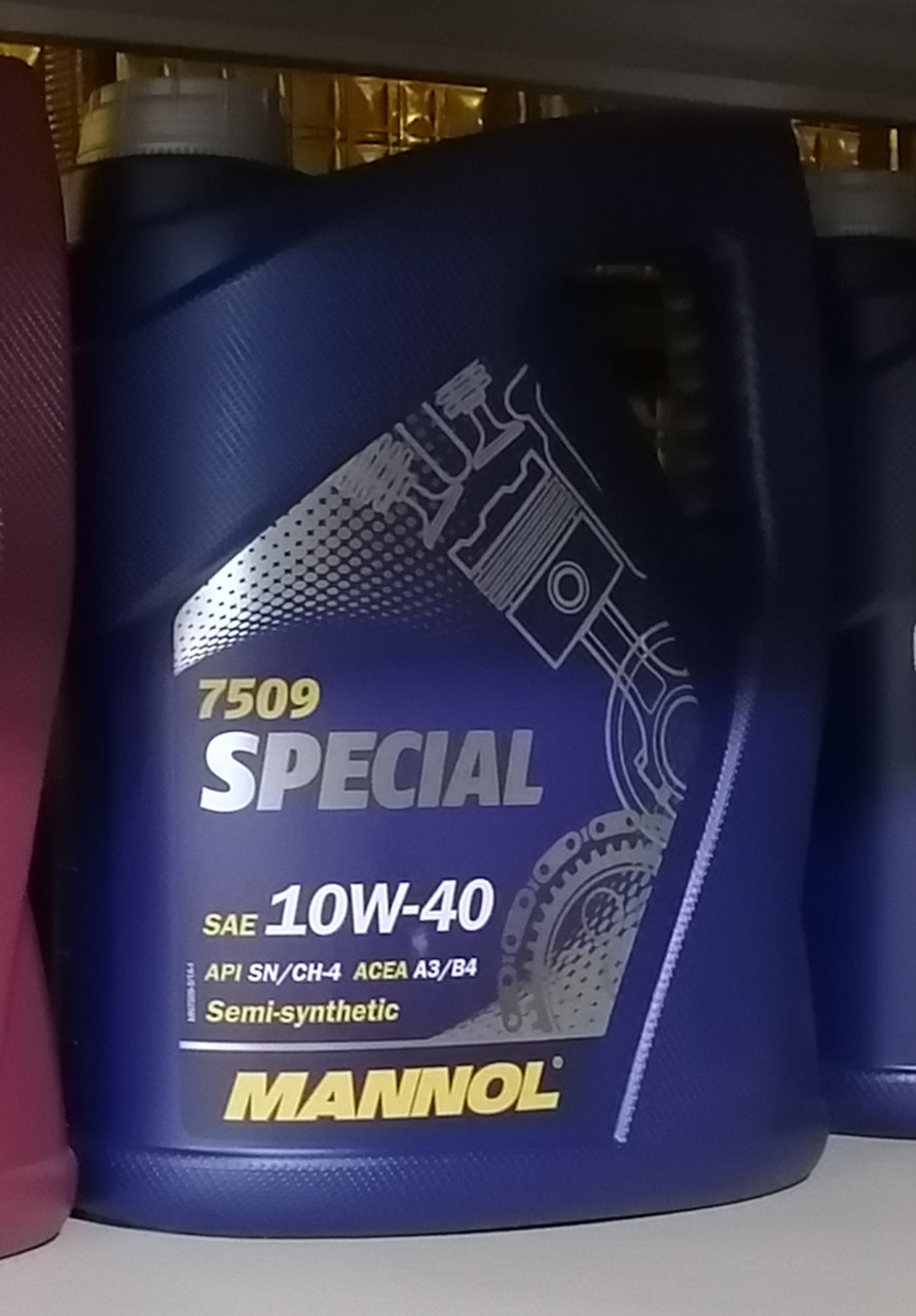 Масло моторное MANNOL Special 10W-40 API SN/CH-4 полусинтетика 5л, 96138