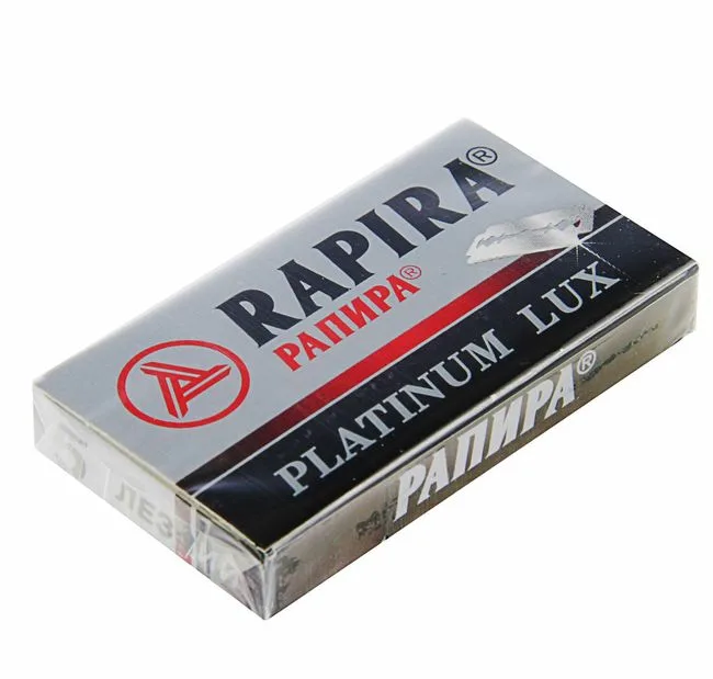 RAPIRA (РАПИРА) PREMIUM LUX лезвия для бритвенных станков классические, 100 шт - фото 3 - id-p176612704