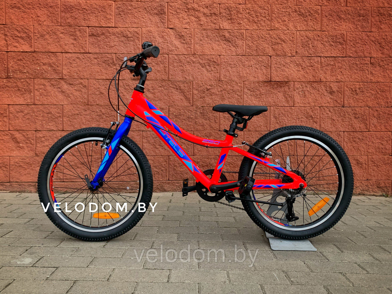 Велосипед детский Stels Pilot 250 Gent 20" V020 неон-красный - фото 4 - id-p146564293