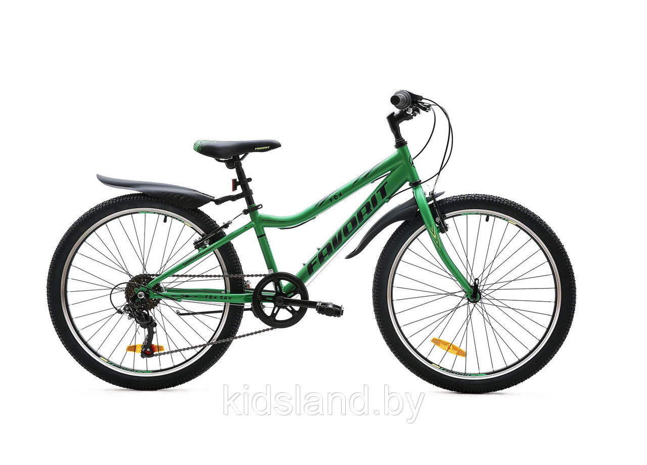 Велосипед Favorit Fox 24" зеленый - фото 1 - id-p176612722