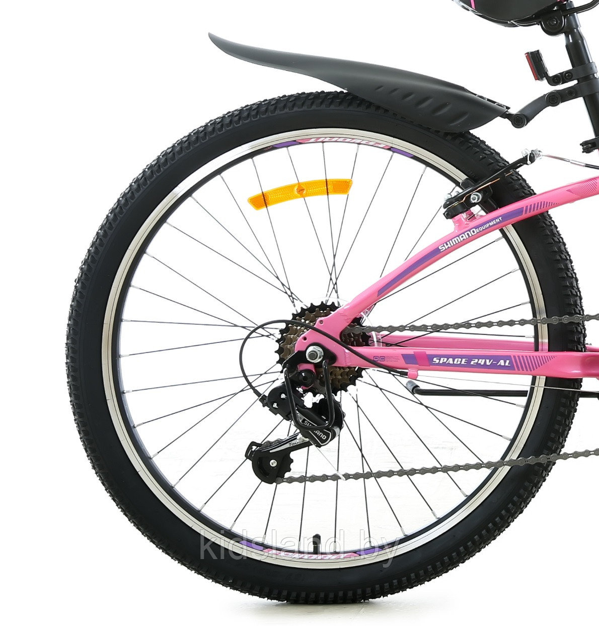 Велосипед Favorit Space 24" розовый - фото 3 - id-p76783431