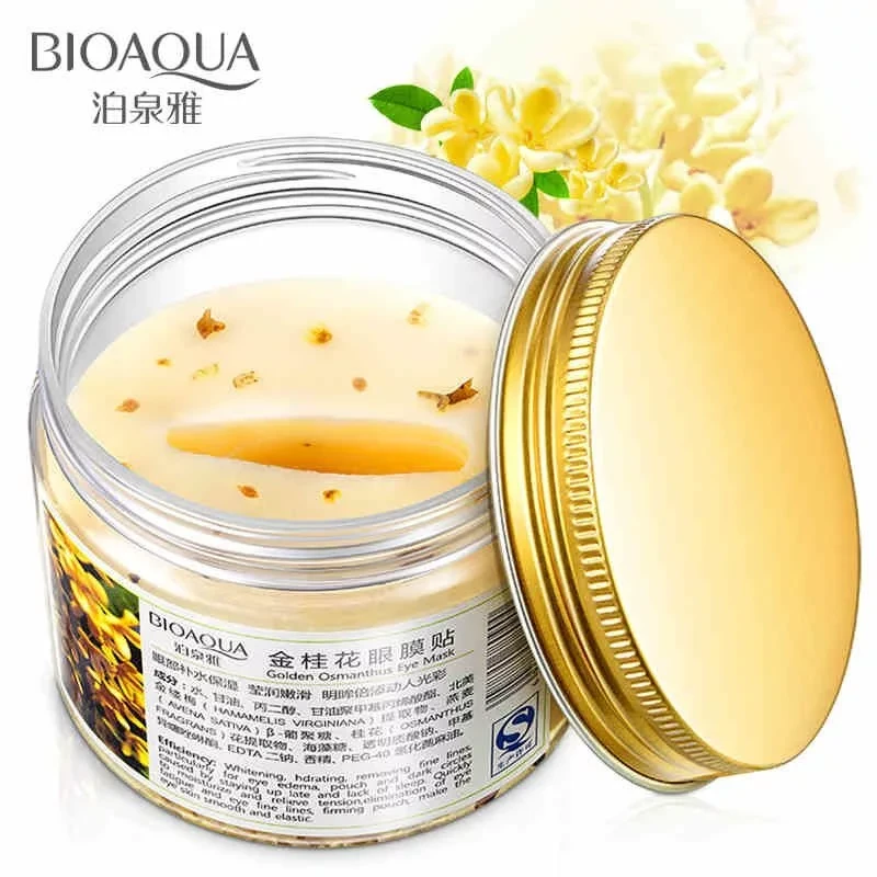 Маска для кожи вокруг глаз BioAqua "Golden Osmanthus Eye Mask" - фото 1 - id-p113248668