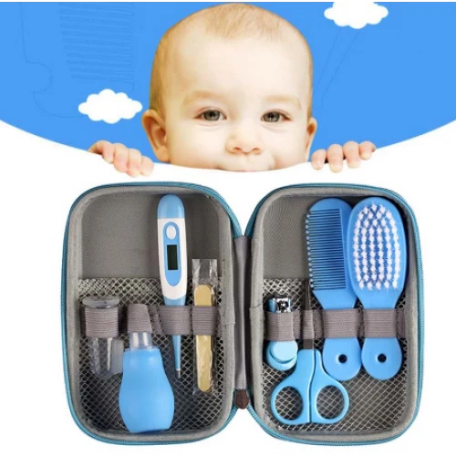 Набор по уходу за новорожденным 8 предметов BABY CARE KIT (голубой) - фото 1 - id-p91943749