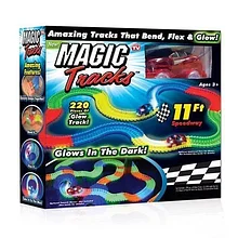 Светящаяся гоночная трасса MAGIC TRACKS (МЭДЖИК ТРЭКС) 220 деталей