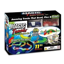 Светящаяся гоночная трасса MAGIC TRACKS (МЭДЖИК ТРЭКС) 220 деталей, фото 2