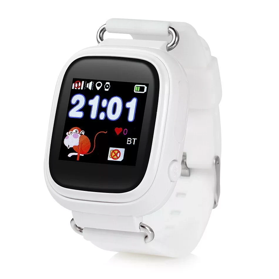 Умные часы детские Smart Baby Watch Q80 Wifi (Белый) - фото 2 - id-p161058044