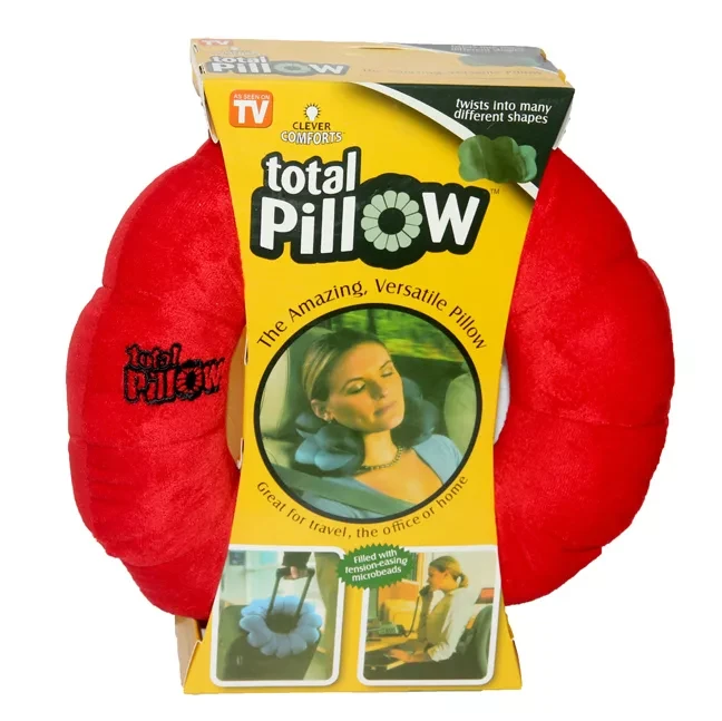 Подушка-трансформер для путешествий Total Pillow (красный) - фото 1 - id-p145969968