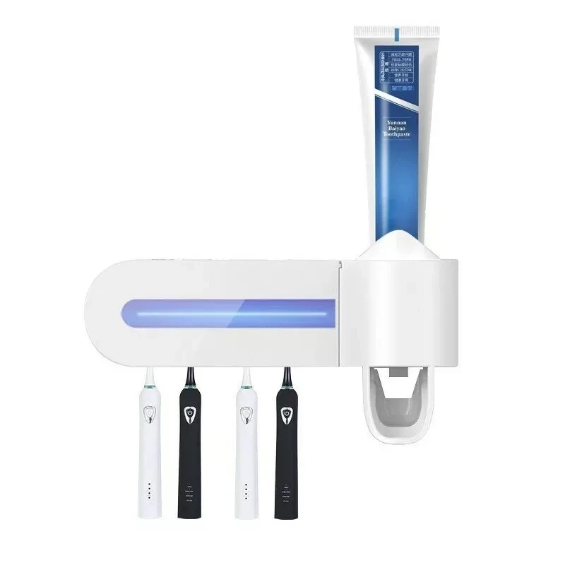 Диспенсер для зубной пасты + стерилизатор для зубных щеток toothbrush sterilizer zsw-y01 - фото 1 - id-p176138020