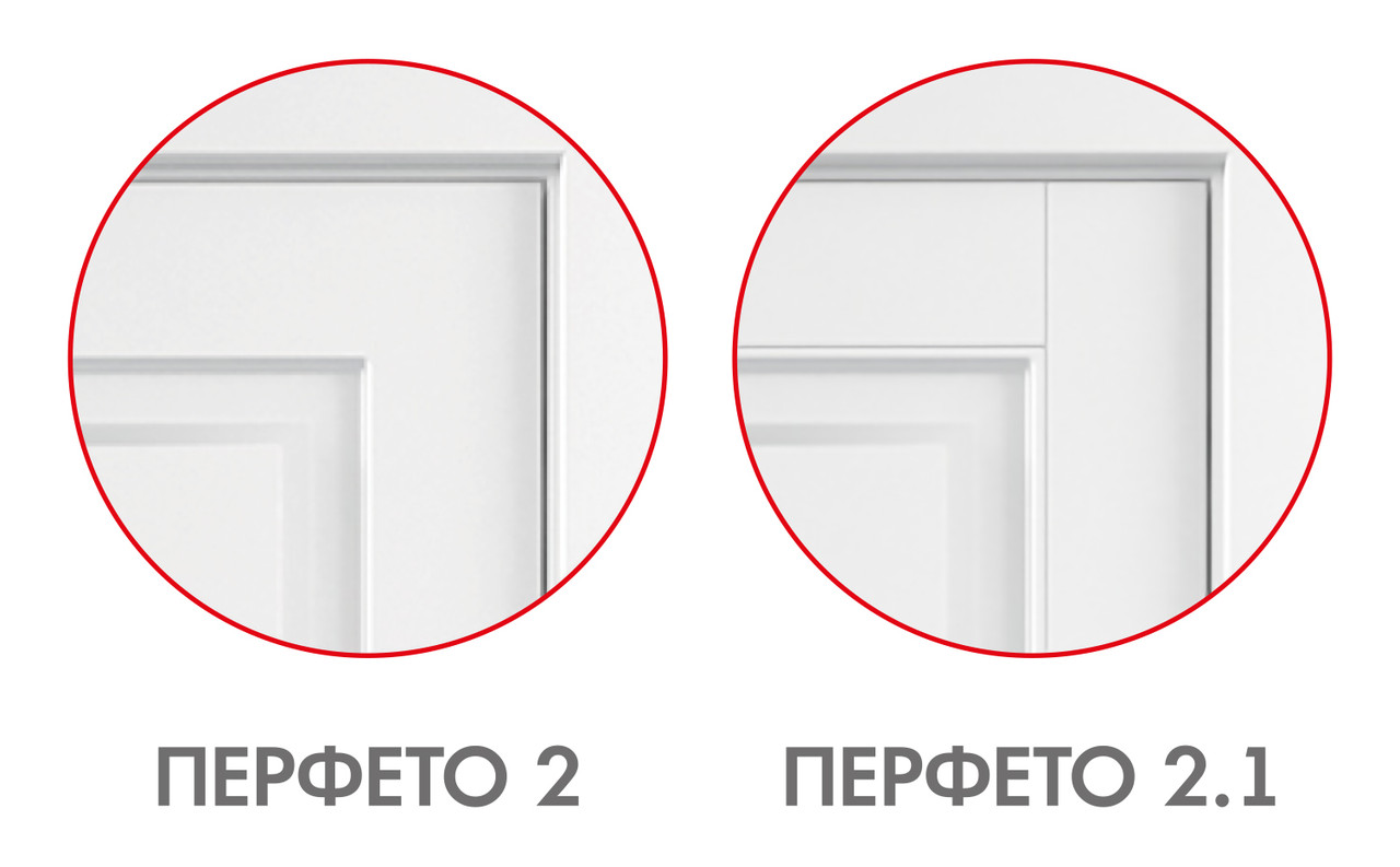 Межкомнатная дверь "ПЕРФЕТО" 2 (2.1) (Цвет - Белый; Ваниль; Грэй; Капучино; Графит) - фото 5 - id-p165532830
