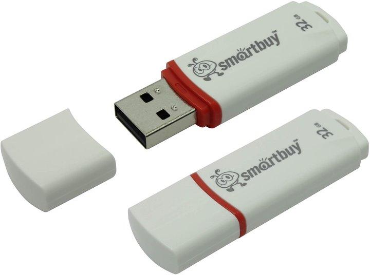 USB флеш-диск SmartBuy 32GB Crown white