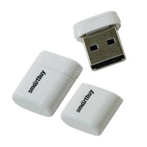 USB флеш-диск SmartBuy 64GB LARA White - фото 1 - id-p176639730