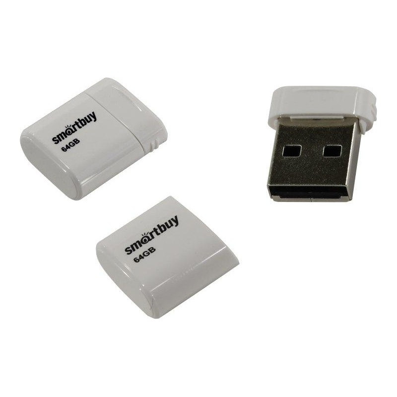 USB флеш-диск SmartBuy 64GB LARA White - фото 3 - id-p176639730