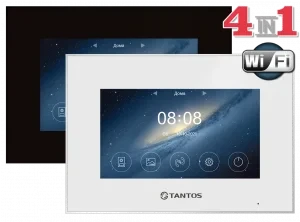 Видеодомофон Tantos Marilyn HD Wi-Fi IPS (белый,черный) - фото 1 - id-p176613367