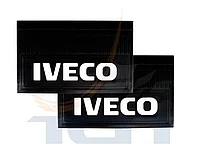 Комплект брызговиков объемный текст (высота букв 6мм) 580х360мм IVECO T900098 ТСП РОССИЯ