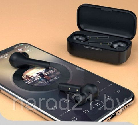 VS08 EARPHONE Bluetooth наушники (оригинал) черный белый - фото 8 - id-p105563469