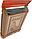 Почтовый ящик Премиум с металлическим замком (коричневый), фото 3