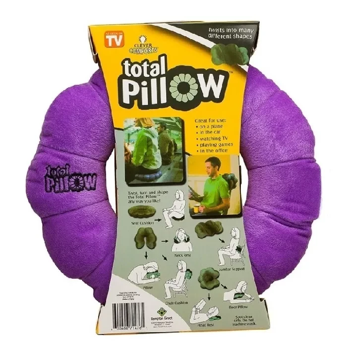 Подушка-трансформер для путешествий Total Pillow (фиолетовый) - фото 1 - id-p145999660