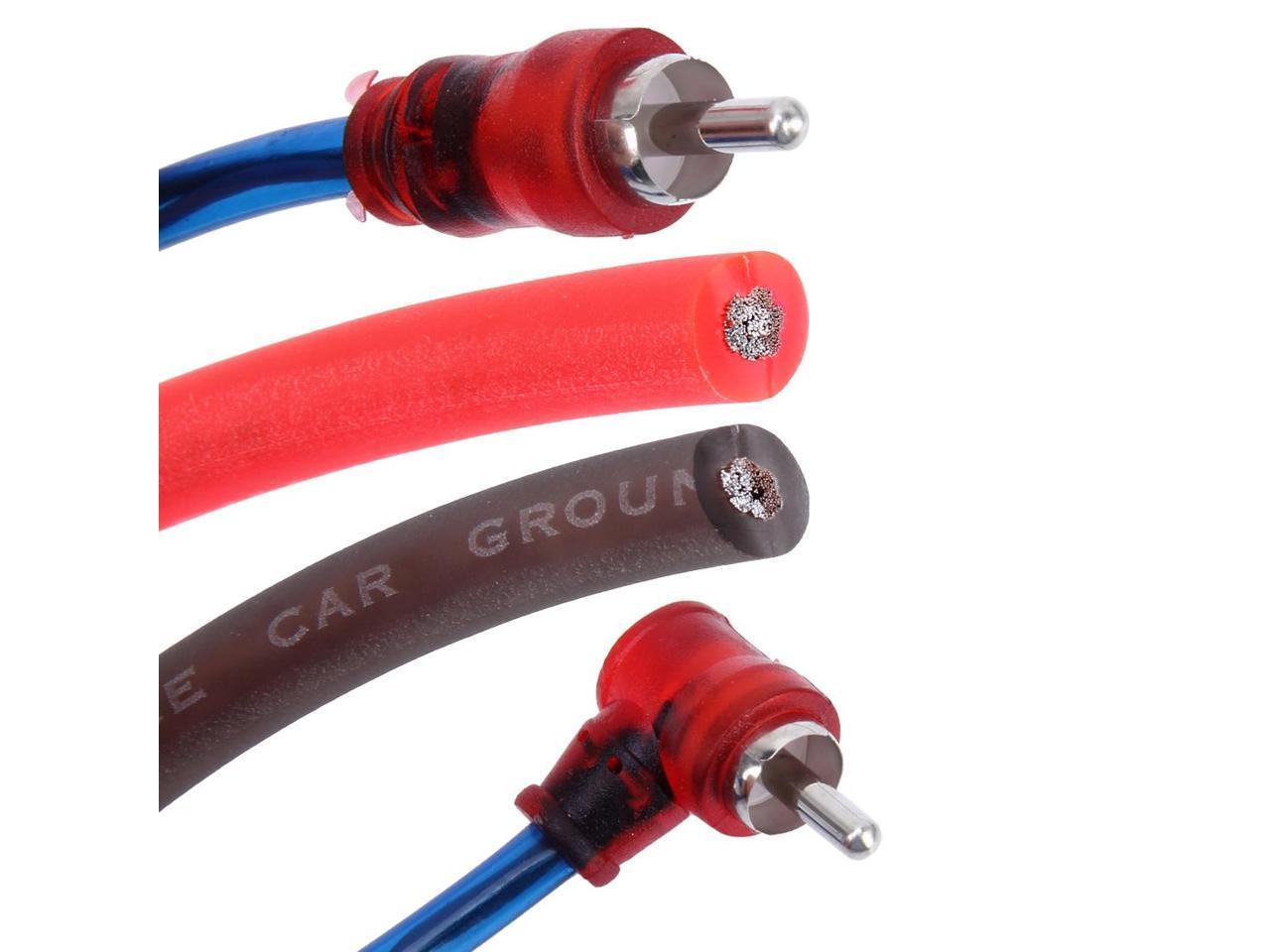Набор кабелей для автоакустики (5м) MDK 8GA - фото 4 - id-p176666632
