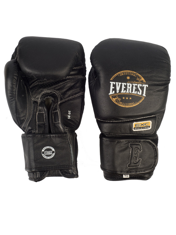 Перчатки боксерские Everest 8000/01 кожа - фото 1 - id-p172363630