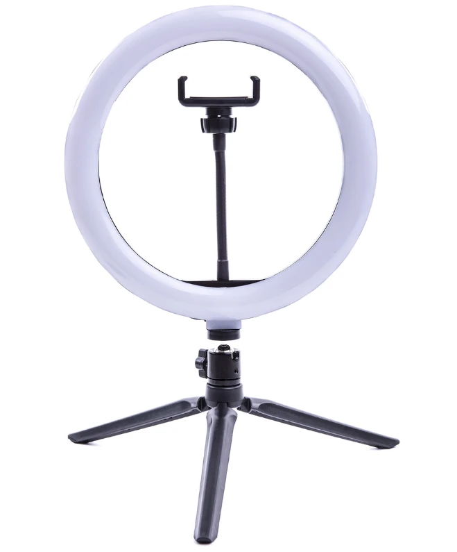 Кольцевая светодиодная лампа 30 см YQ-320A с пультом и штативом - фото 4 - id-p143007066