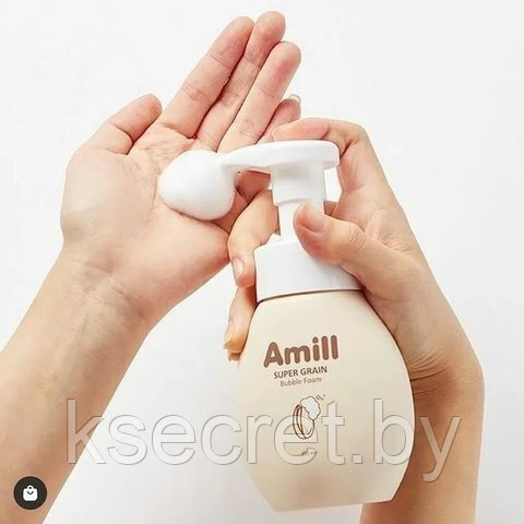 AML Пенка для умывания AMILL SUPER GRAIN BUBBLE FOAM 200ml - фото 2 - id-p176668060