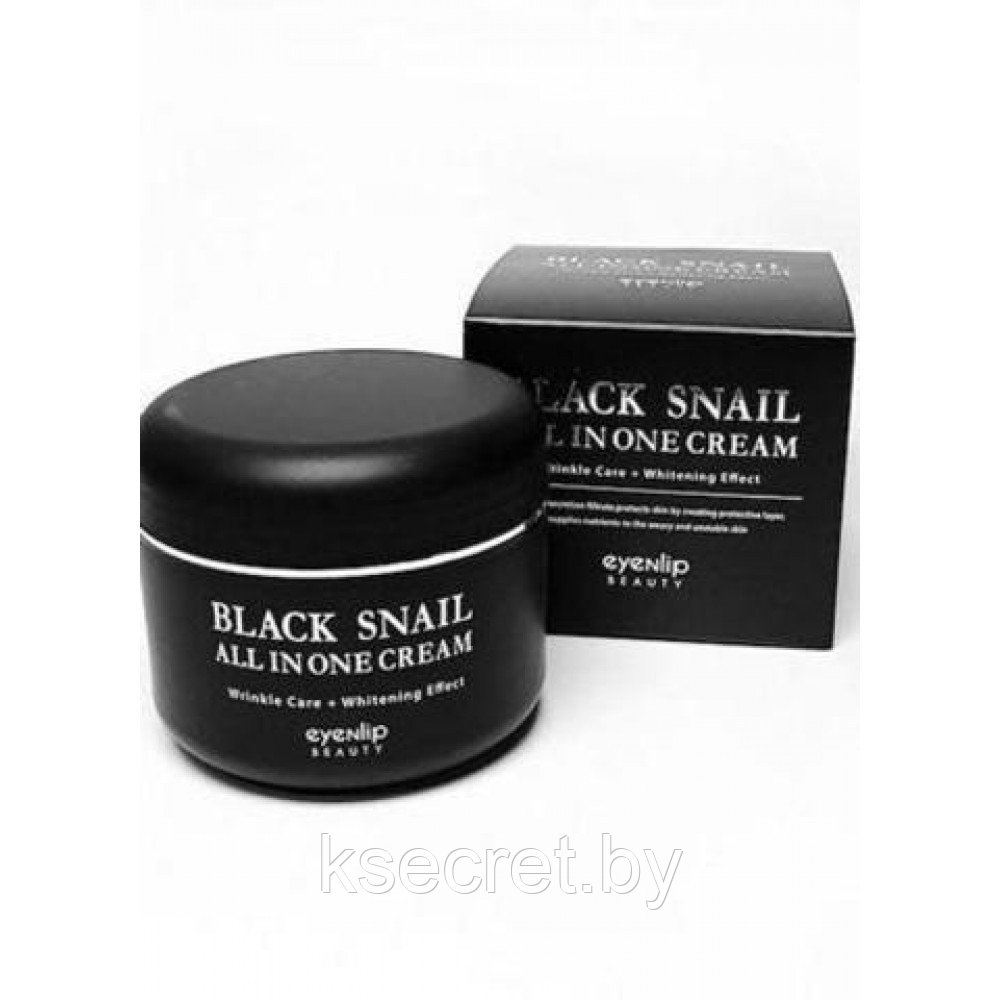 ENL BLACK SNAIL Крем для лица многофункциональный с экстрактом черной улитки Black Snail All In One Cream 100m - фото 1 - id-p176673613