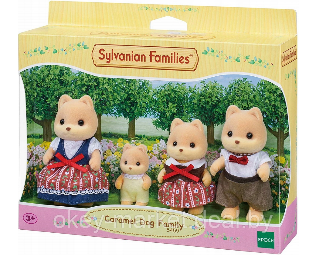 Набор Sylvanian Families Семья Карамельных собачек, 5459 - фото 1 - id-p176687299