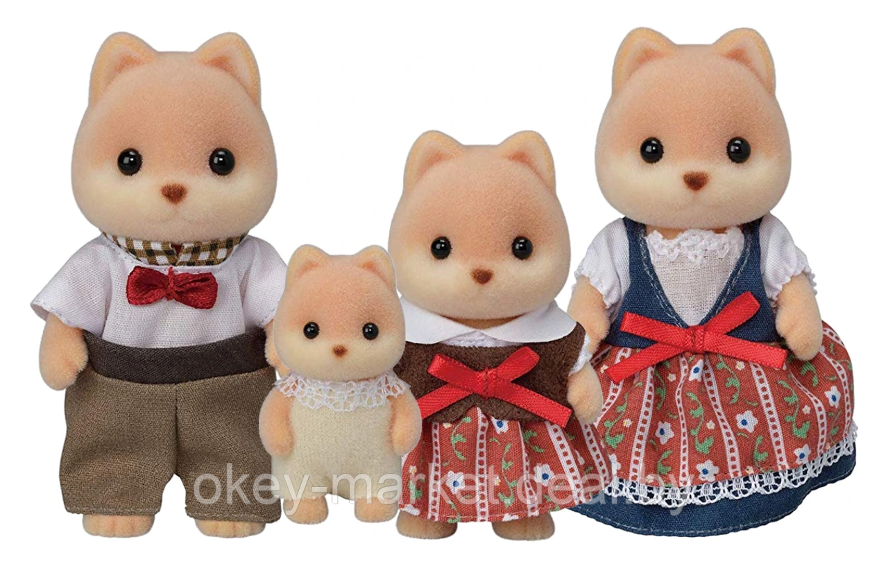 Набор Sylvanian Families Семья Карамельных собачек, 5459 - фото 3 - id-p176687299